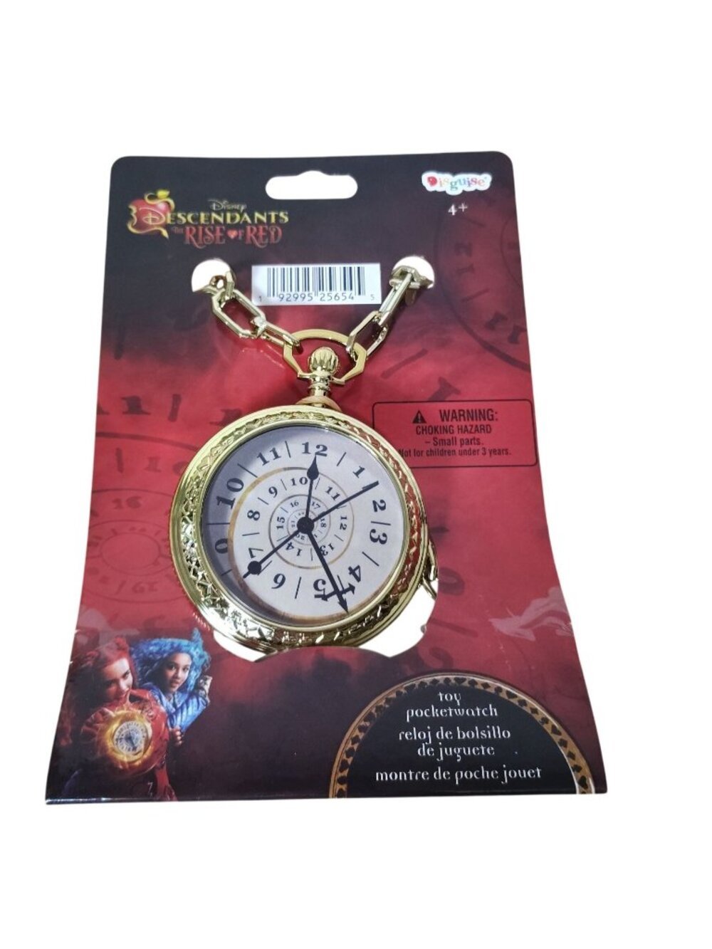 Disney Descendants The Rise Of Red Toy Pocket Watch Costume Accessory New